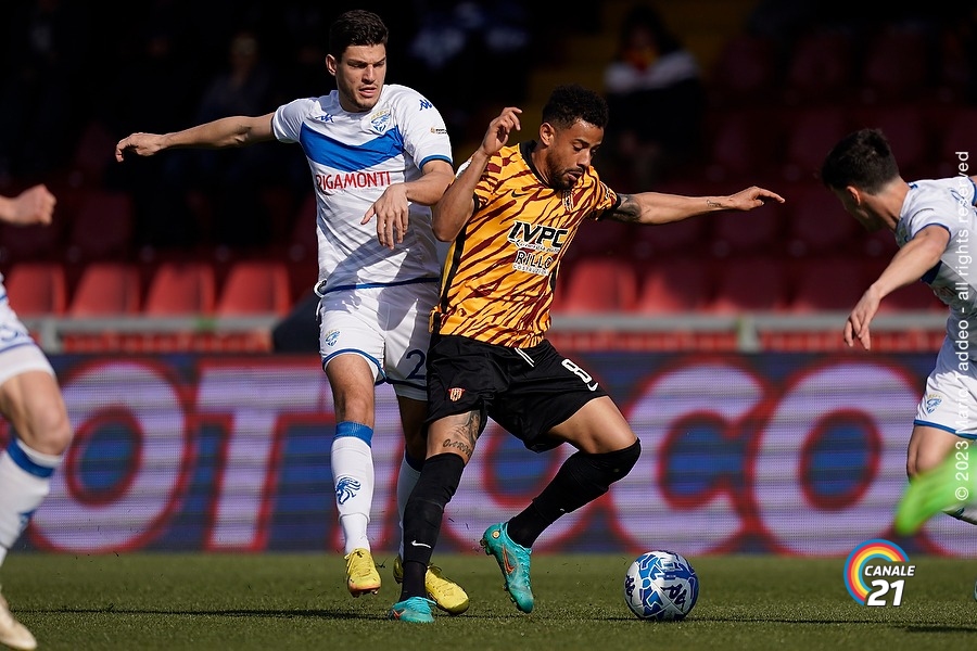 Benevento-Brescia 1-0: