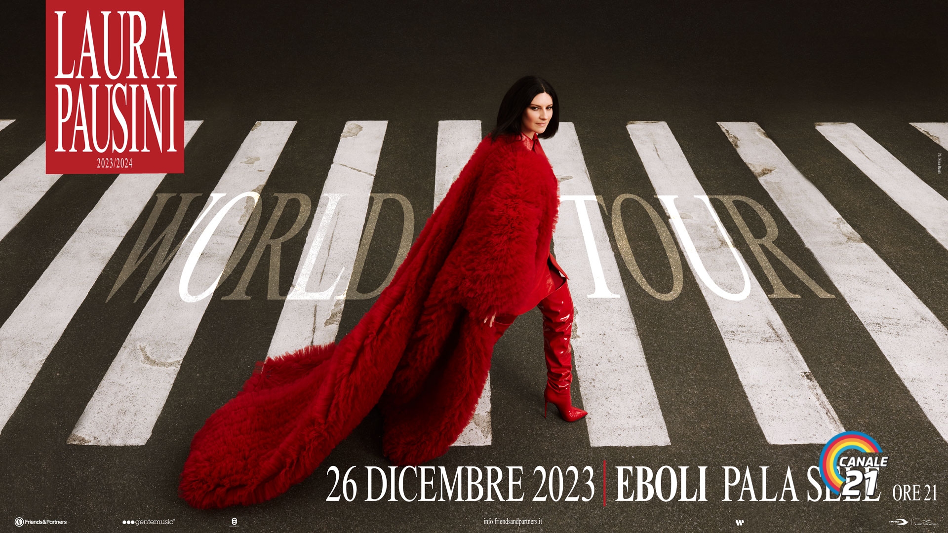 Laura Pausini World Tour 2023: il 26 Dicembre il concerto ad Eboli