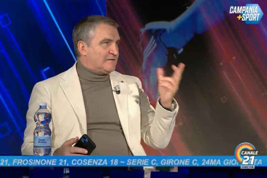 Gigi De Canio, ex allenatore del Napoli, parla nel corso di Campania Sport su Canale 21
