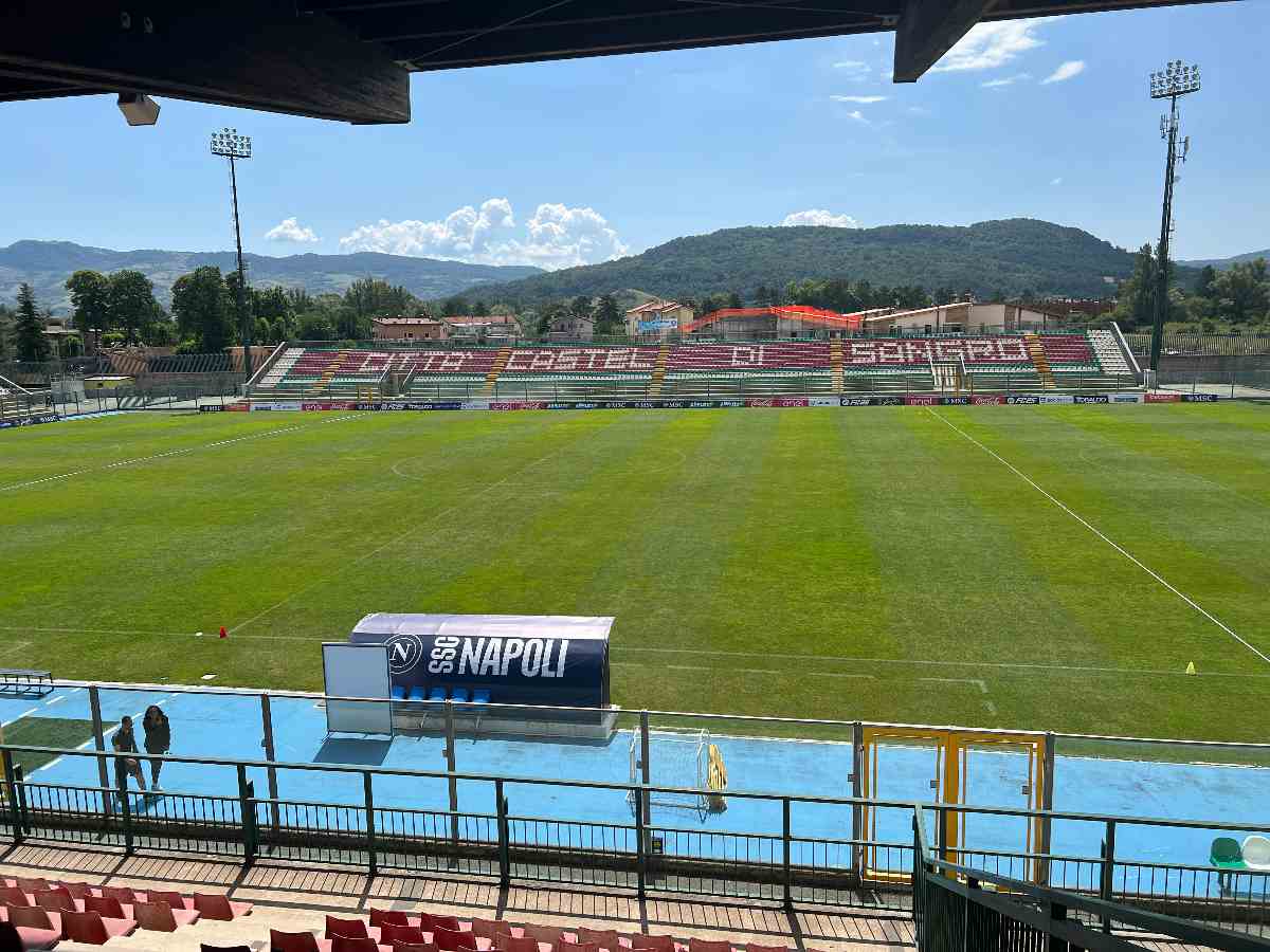 Napoli in ritiro a Castel di Sangro dal 30 luglio al 14 agosto