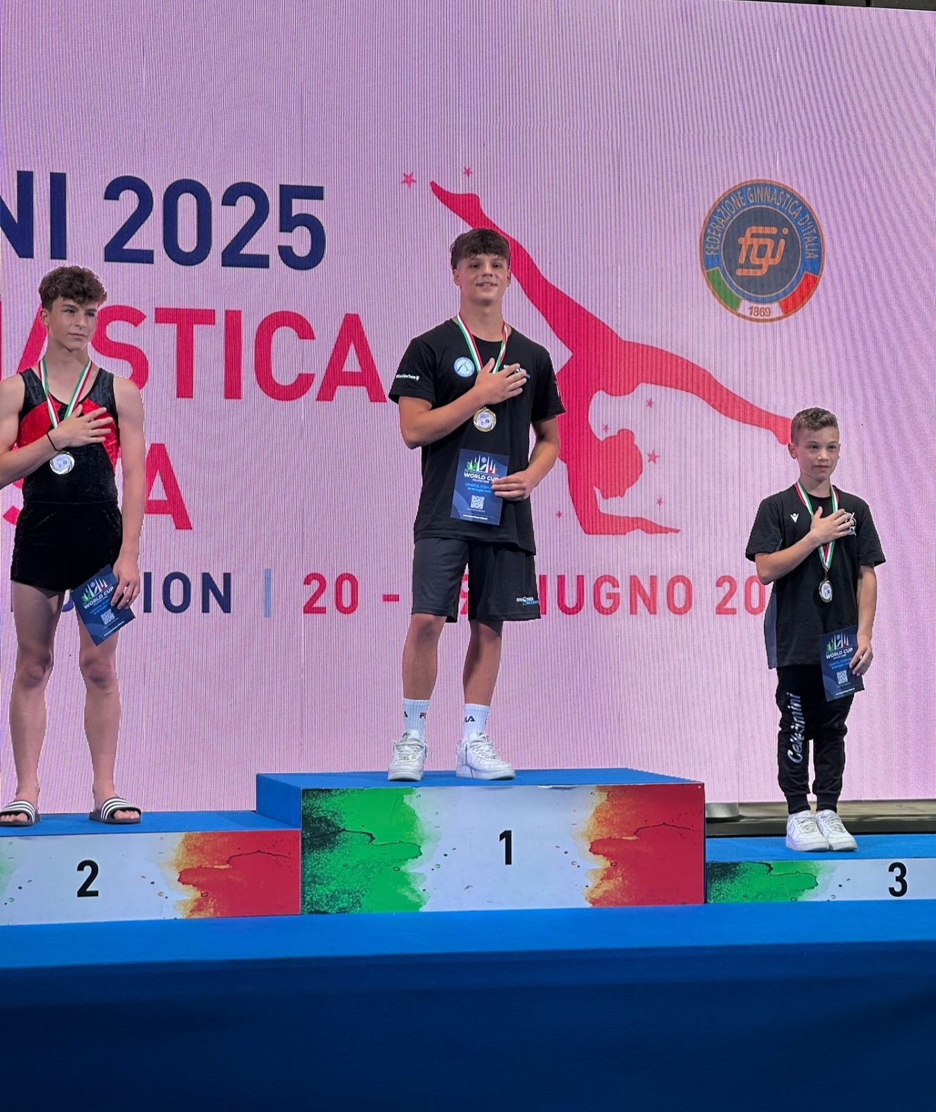 Ginnastica Salerno, Sammarco campione d’Italia
