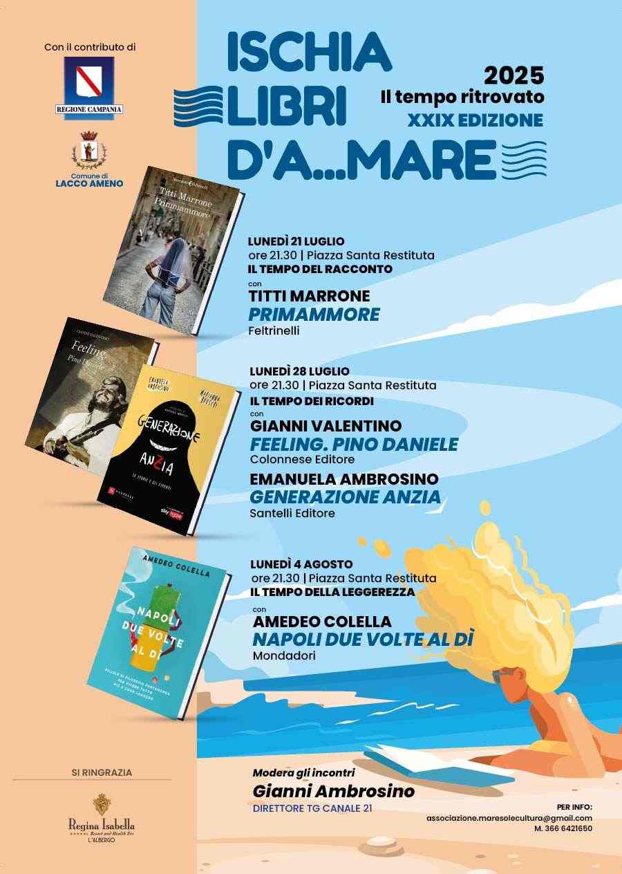 Ischia, torna la rassegna “Libri d’A…Mare”