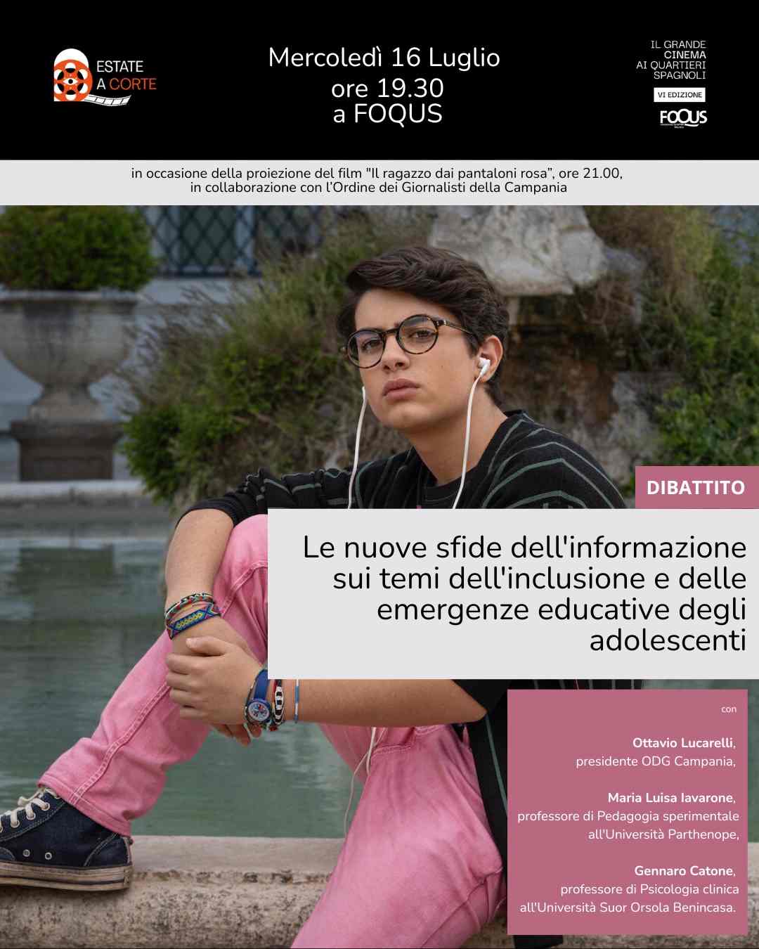 Estate a Corte: Cinema e giornalismo