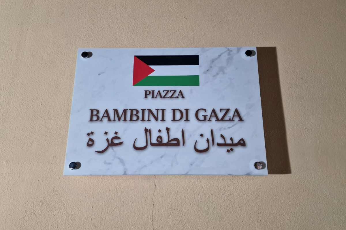 Salerno, una piazza intitolata ai bambini di Gaza