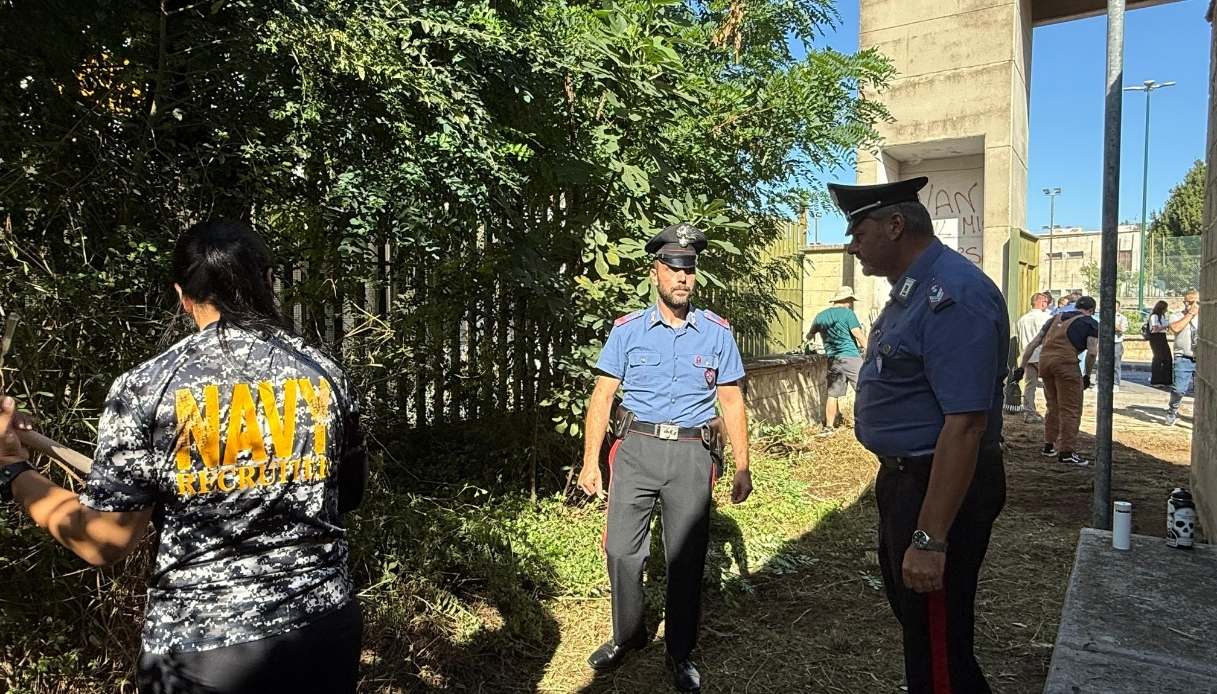 Marines e Carabinieri per il parco Barbato