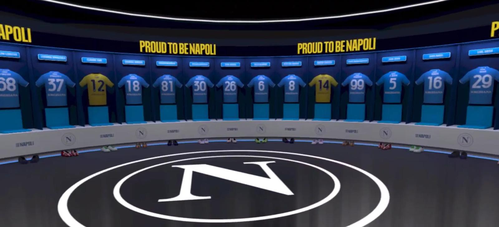 Il Napoli lancia l’esperienza virtuale