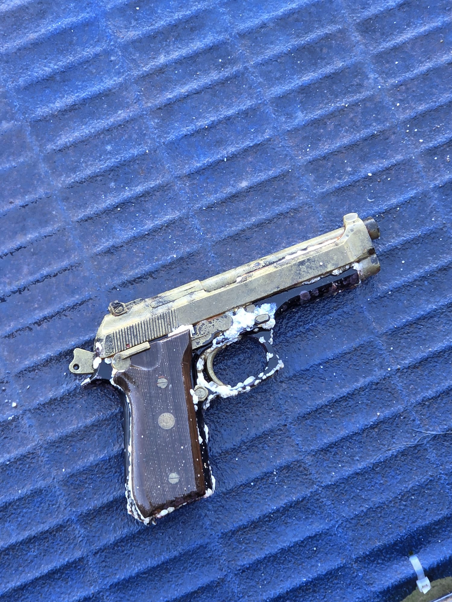 Salerno, una pistola ritrovata a mare