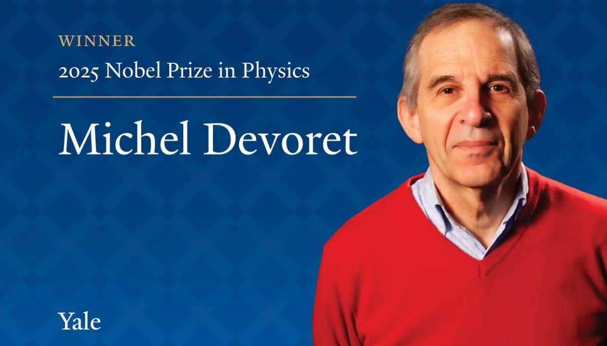 Premio Nobel della Fisica al prof. Devoret della Scuola Superiore Meridionale