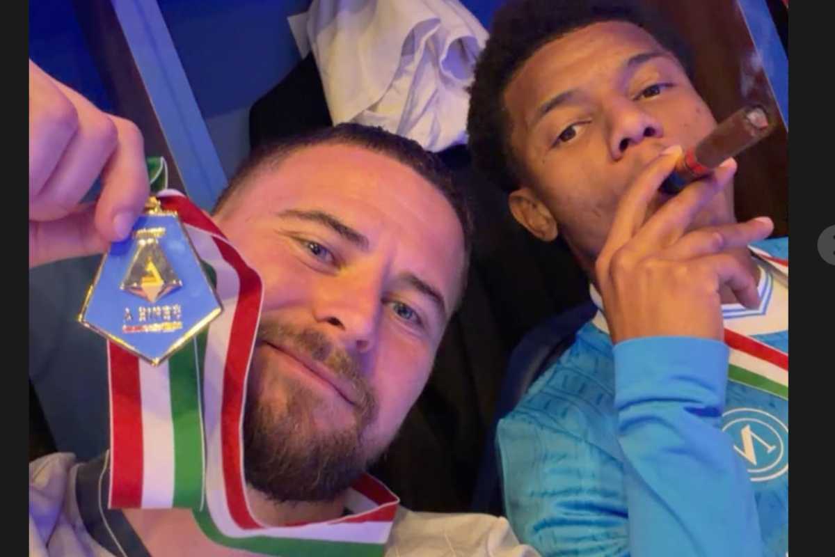 Supercoppa, festa Napoli sui social