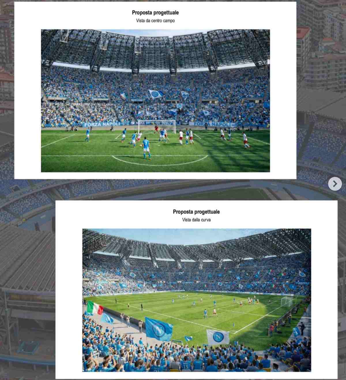 Stadio Maradona, l’annuncio del sindaco Manfredi: “Il progetto prende forma”