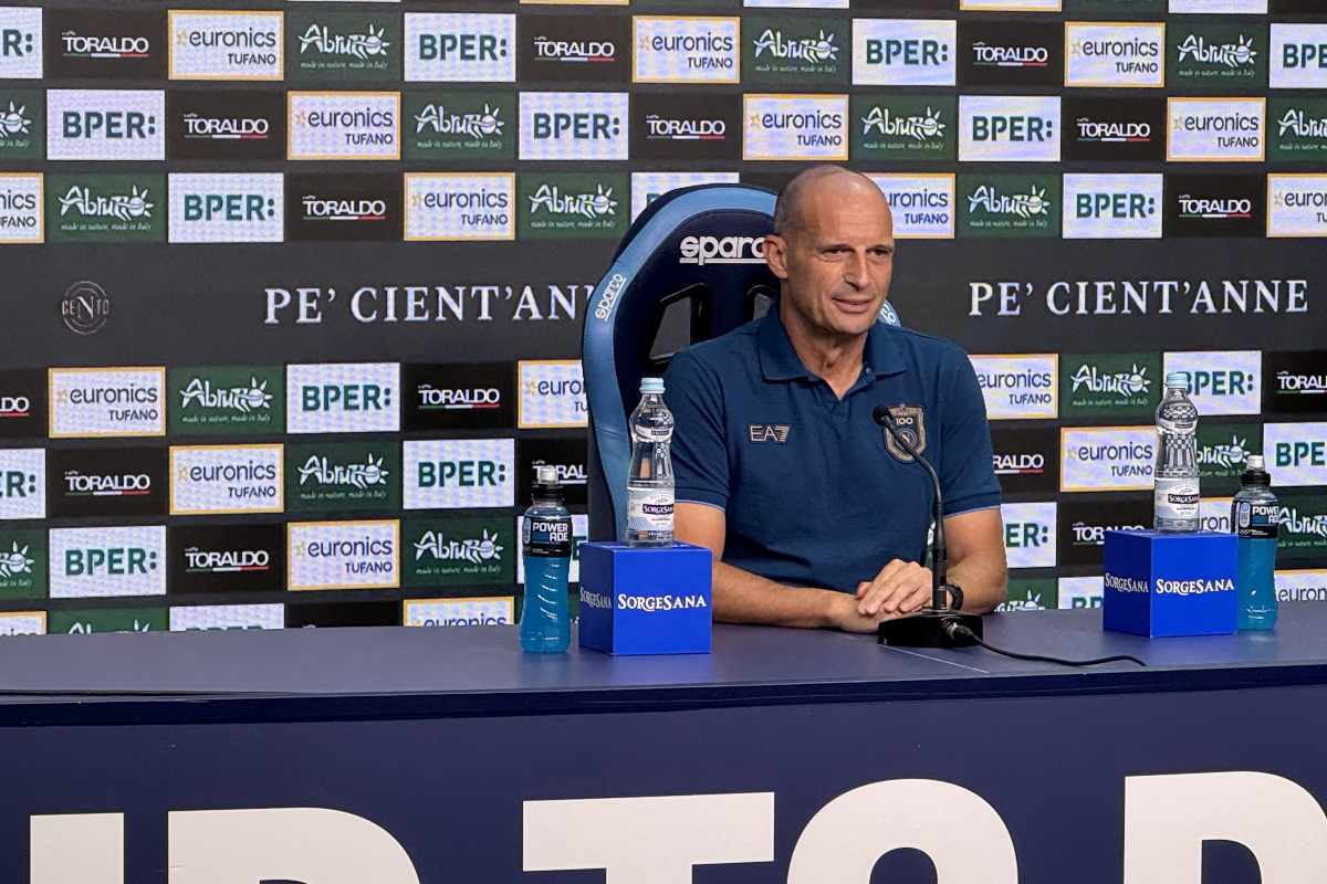 Max Allegri in conferenza stampa
