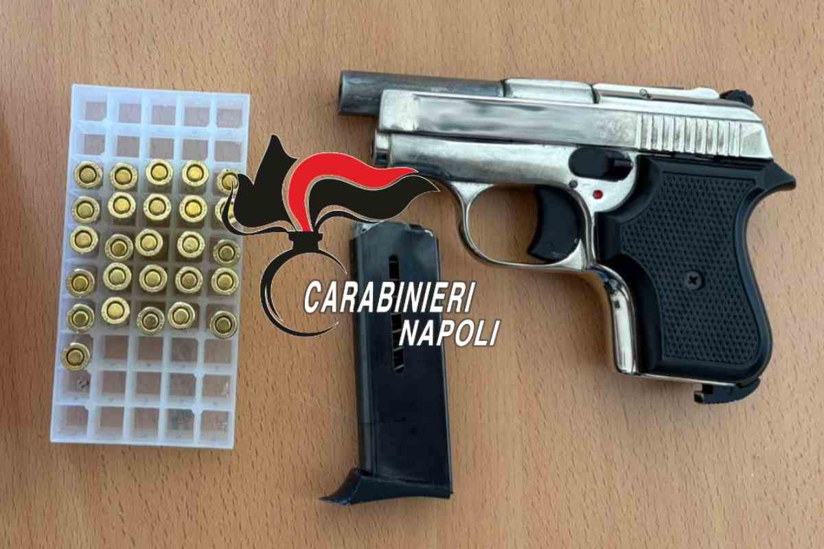 Rione Sanità, armi in un contatore della rete telefonica